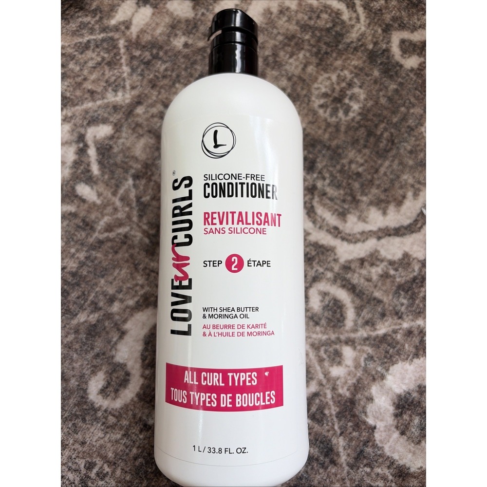 Love UR Curls Silicone Free Step 2 Conditioner, All Curl Types, 33.8 fl oz